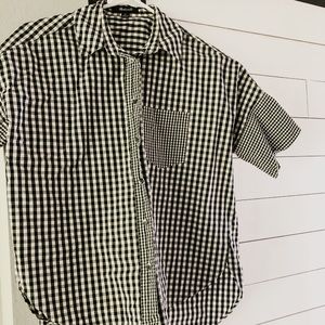 Gingham Button Up
